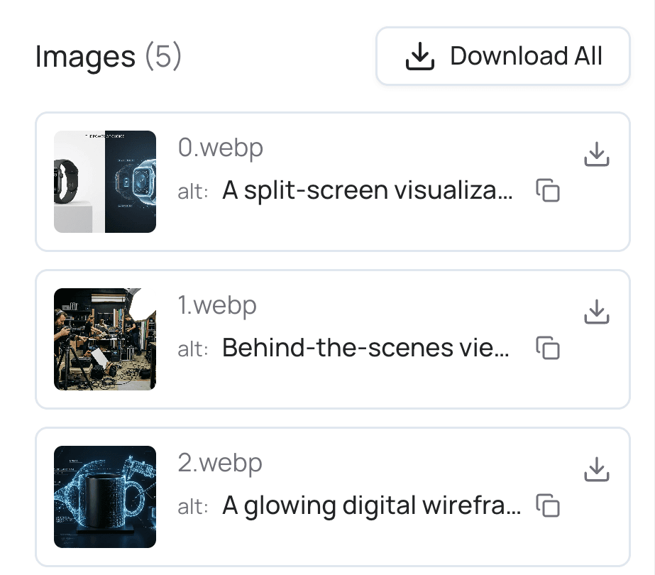 Image System Improvements