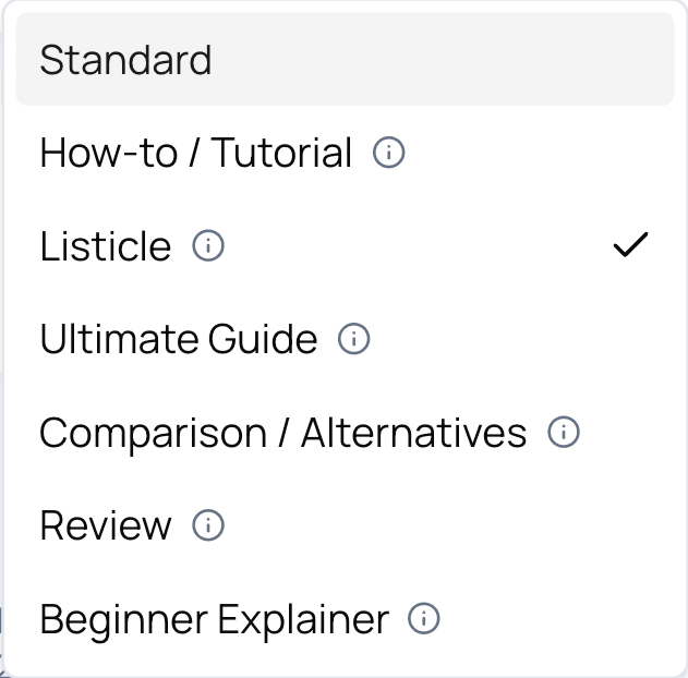 Blog Presets & Informative Tooltips